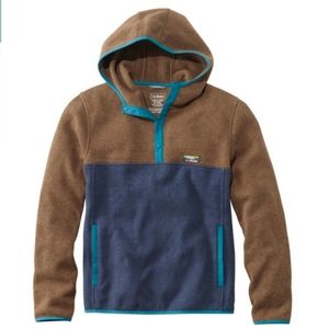 L.L. Bean sweater fleece hooded pullover